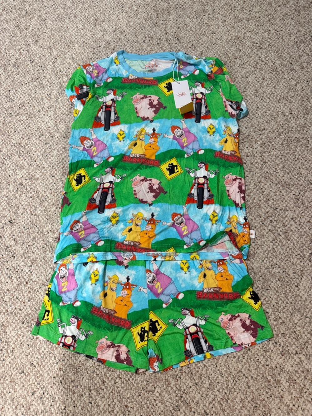 Women’s barnyard pjs brand new with tags brand snuggle bugs co
